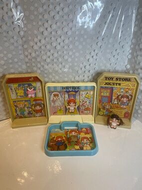 Vintage 1979 Dolly Pops Poptown & 🐴Pony Playtime Playset